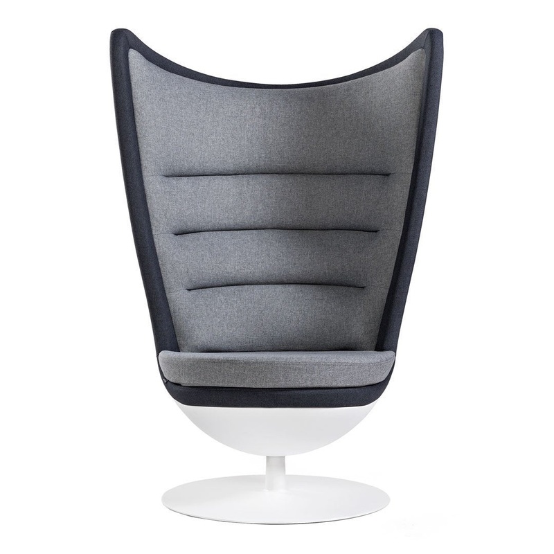 Badminton Lounge Chair – Bicolor – White Shell