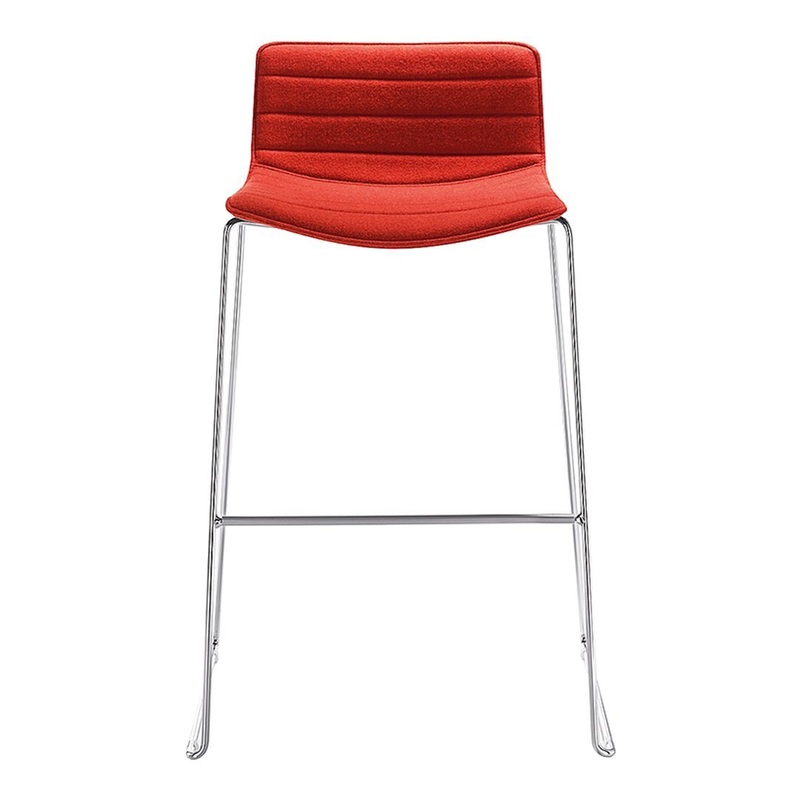Catifa 46 Stool  Low Back  Upholstered