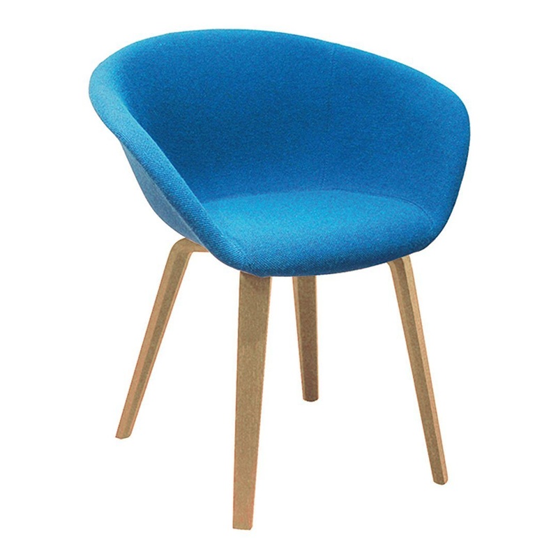 Duna 02  Wood Base  Fully Upholstered