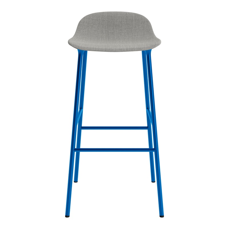 Form Bar Stool – Metal Legs – Upholstered