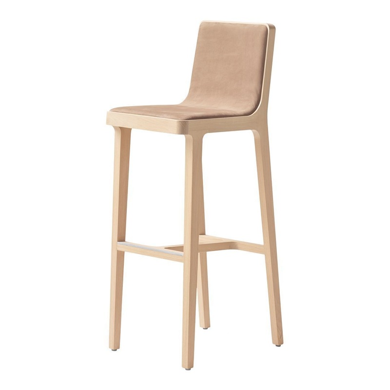 Emea Bar/Counter Stool – High Back, Front Upholstered