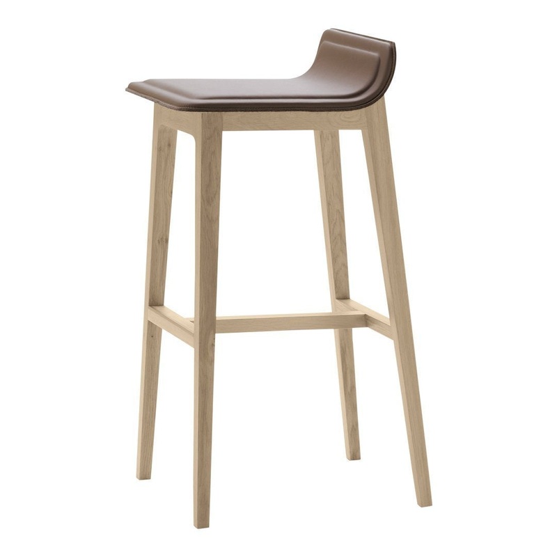 Laia Bar/Counter Stool – Low Back, Front Upholstered