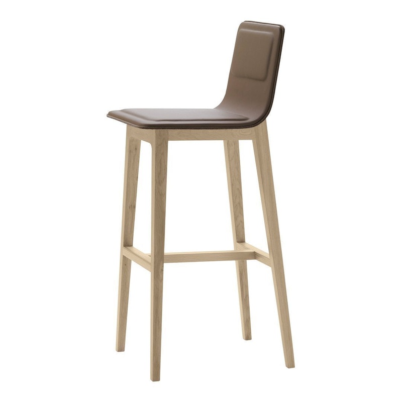 Laia High Back Bar Stool – Fully Upholstered