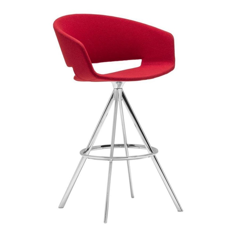 Ronda BQ0432 Bar Stool – 4-Leg Swivel Base
