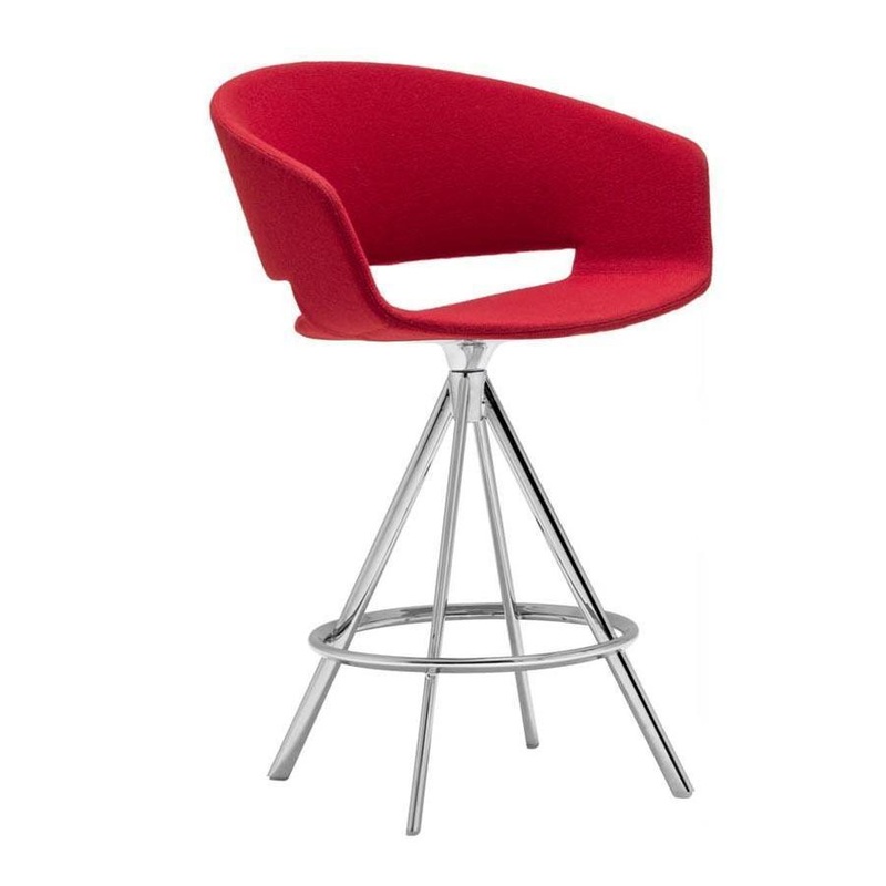 Ronda BQ0433 Counter Stool – 4-Leg Swivel Base