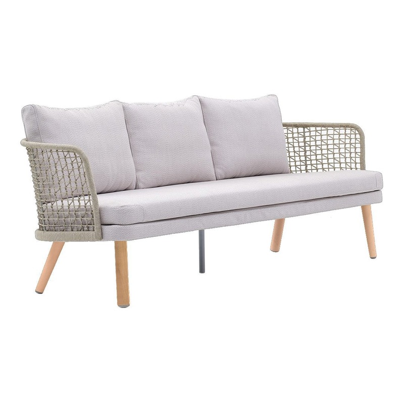 Emma 3-Seater Sofa 23645 – Wood Base