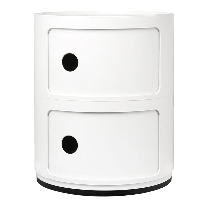 Componibili Round Large Storage Tower – Stackable White