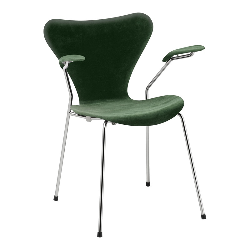 Series 7 Armchair 3207 – Fully Upholstered, Velvet
