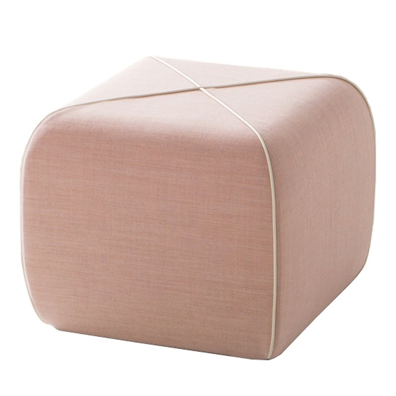 Crossed Pouf – Square