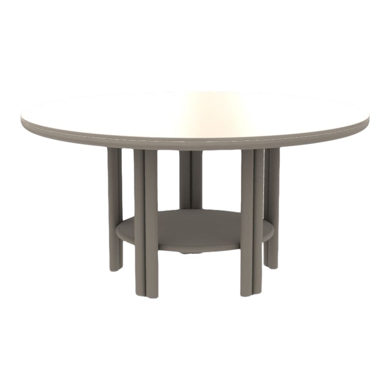 Anam Dining Table – Glass Top – Round