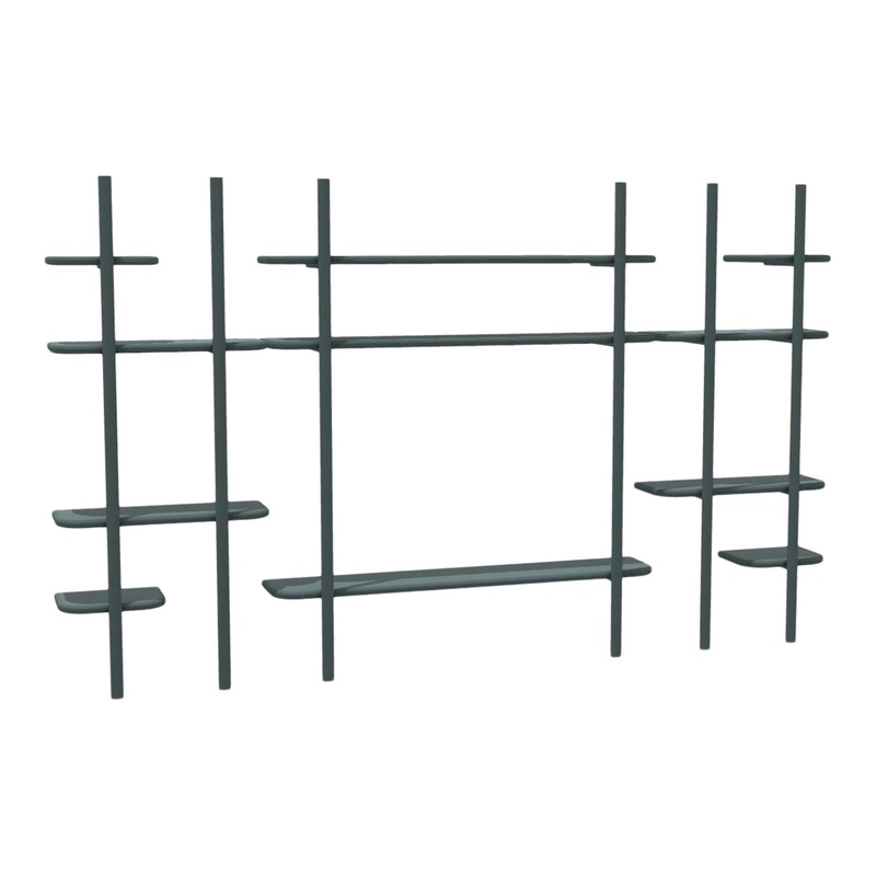 Anam Modular Bookcase – Composition Four – Lacquered Shelf