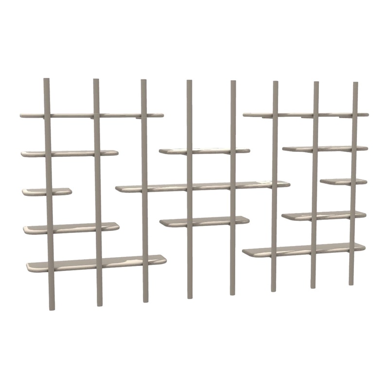 Anam Modular Bookcase – Composition Three – Lacquered Shelf