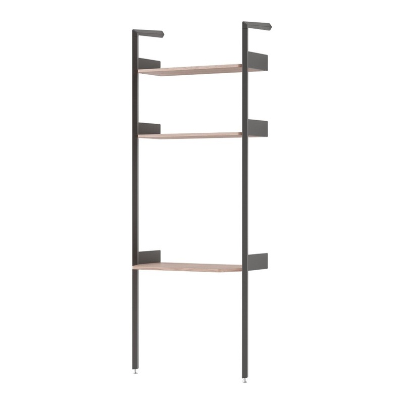 Rombe IF2 Modular Shelving System – Full Bay Shelves + Desk