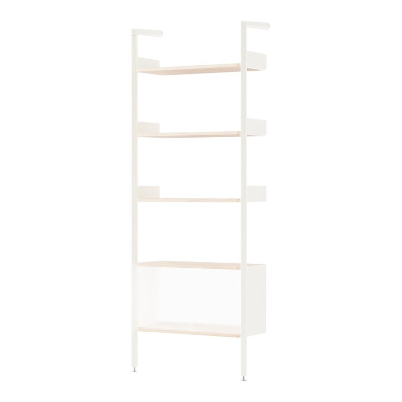 Rombe IF3 Modular Shelving System – Full Bay Shelves + Cabinet