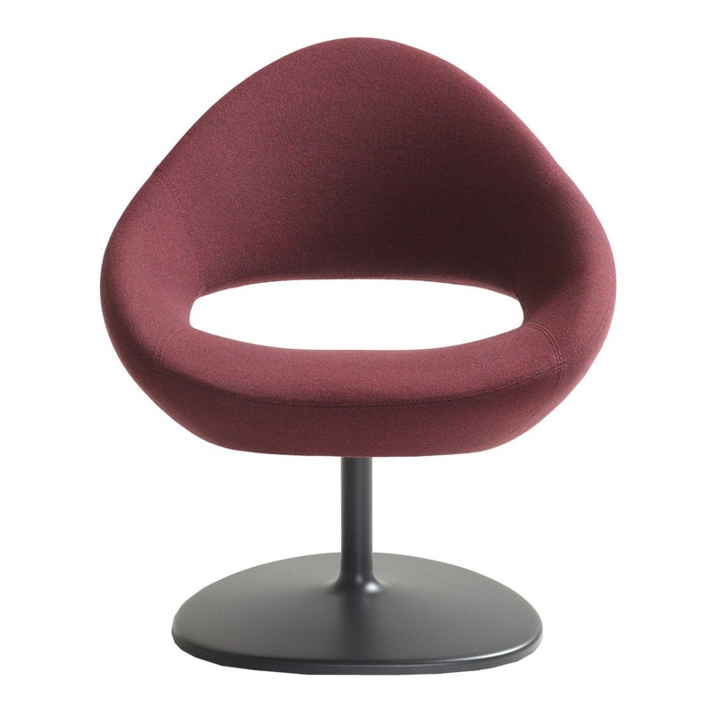 Shark Lounge Armchair – Disc Base, Swivel w/ Return