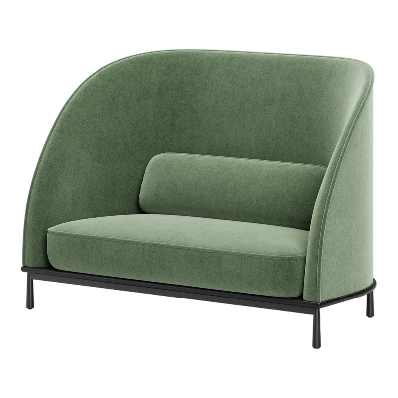 Arc High Back Loveseat