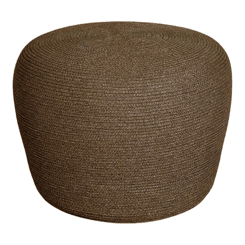 Circle Footstool – Conic Cane-line Soft Rope – Umber Brown – SR