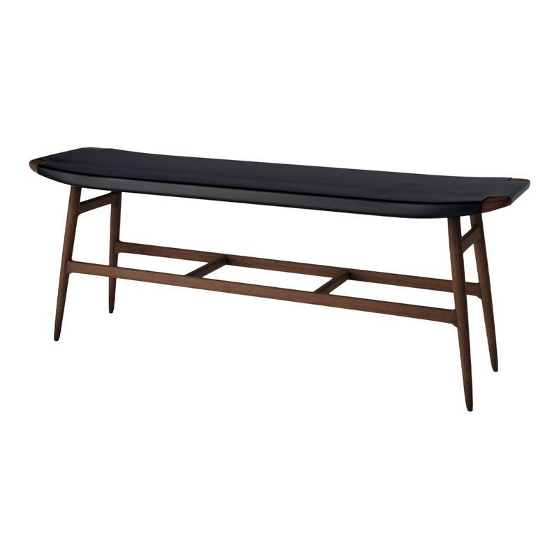 Freja Bench – Leather Seat
