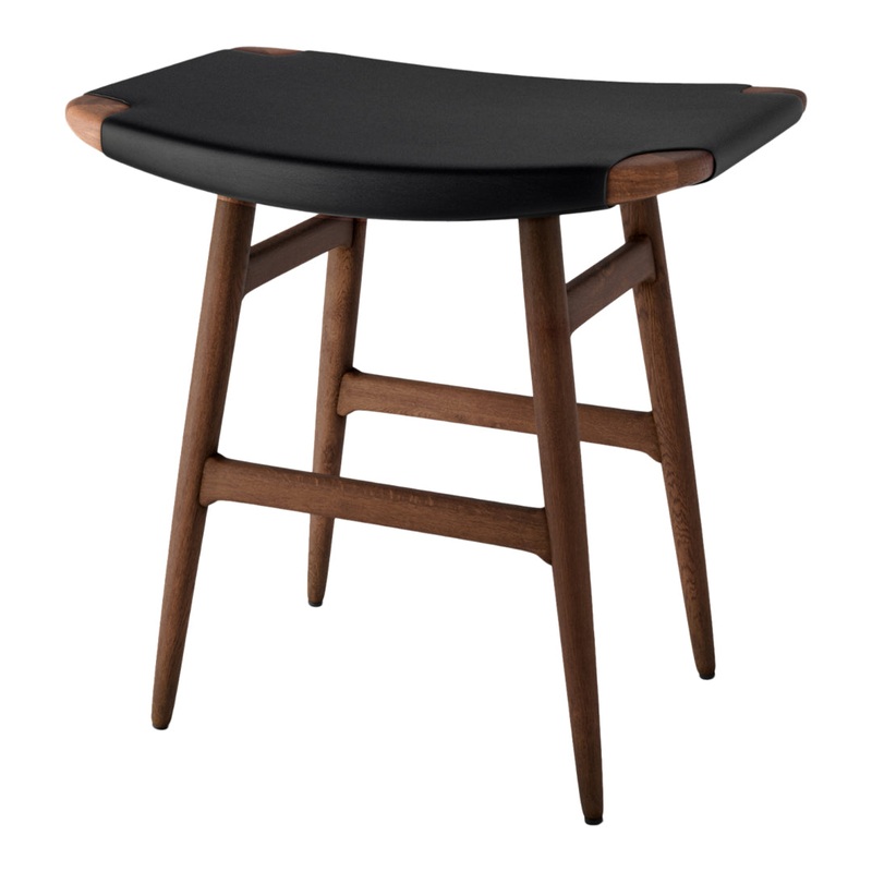 Freja Stool – Leather Seat