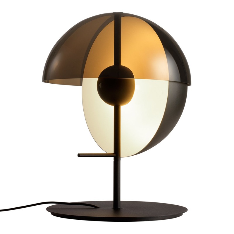 Theia M LED Table Lamp Black