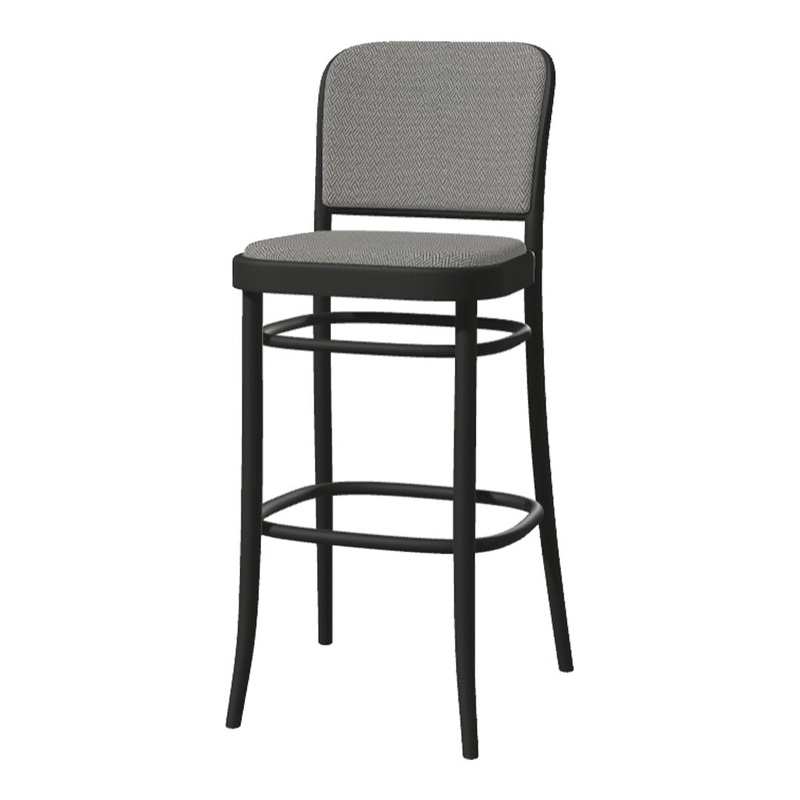 Barstool 811 – Seat & Back Upholstered – Beech Frame