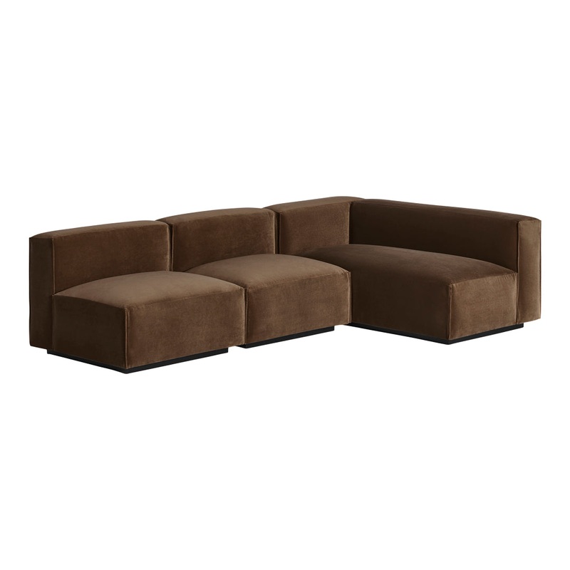 Cleon Medium Sectional Sofa Maharam Mode in Clavicle