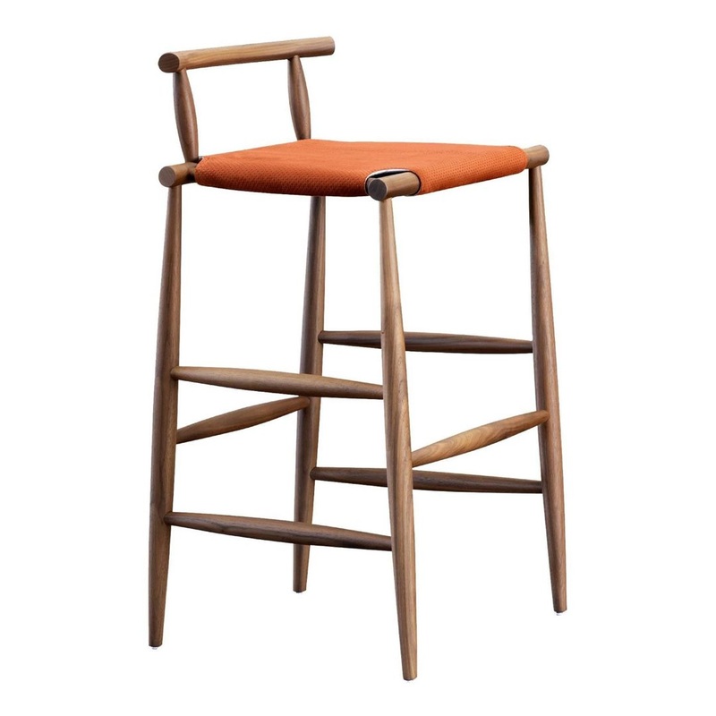 Pelleossa Counter Stool – Seat Upholstered