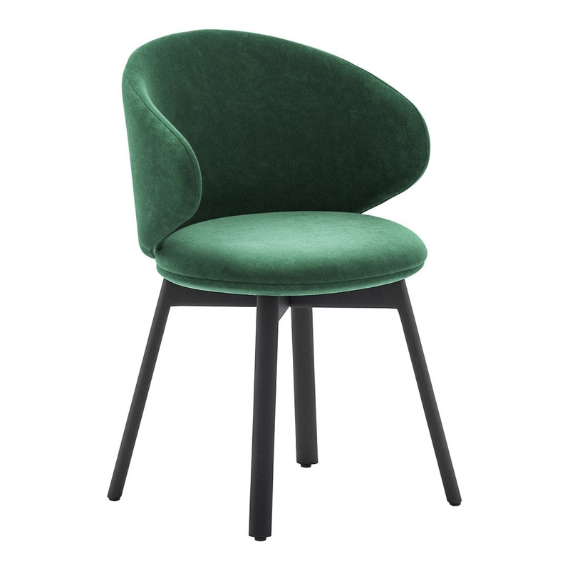 Belle Armchair – Wood Frame – Upholstered