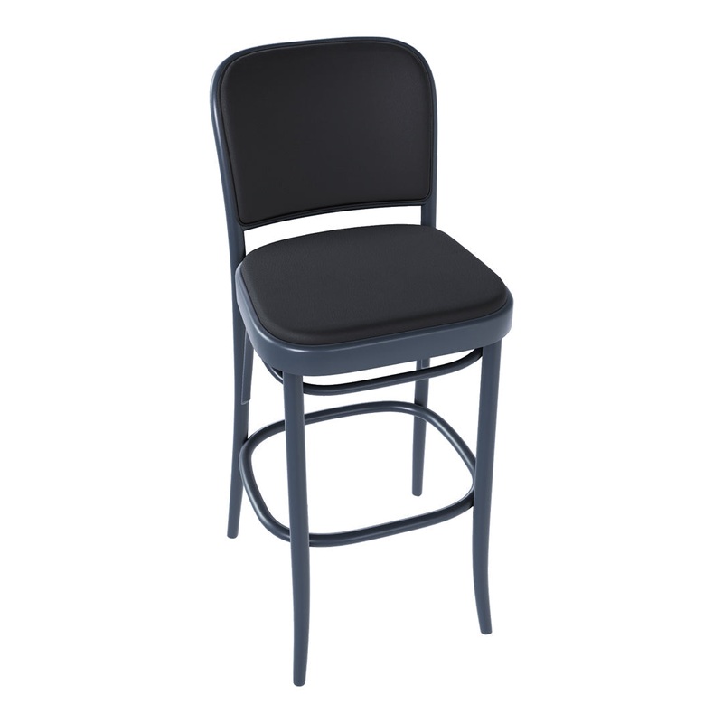 Barstool 811 – Seat & Back Upholstered – Beech Pigment Frame