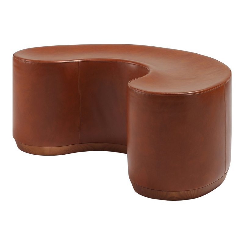 Dividuals Curved Pouf