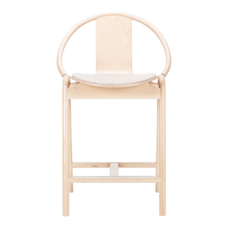 Again Counter Stool – Seat Upholstered – Beech Frame