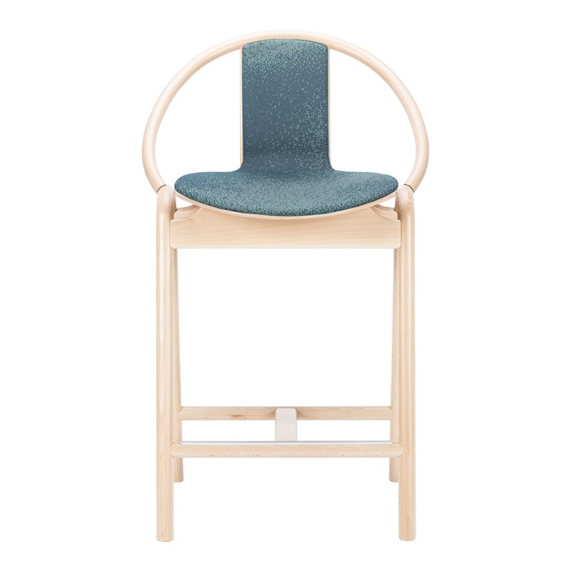 Again Counter Stool – Upholstered – Beech Frame