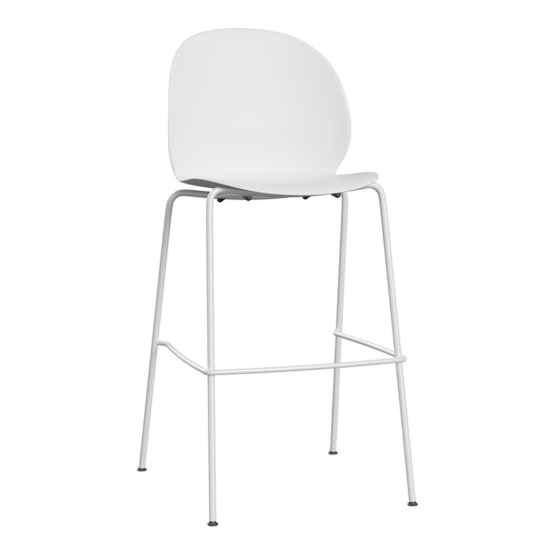 N02 Recycle Bar Stool – Stackable Off White
