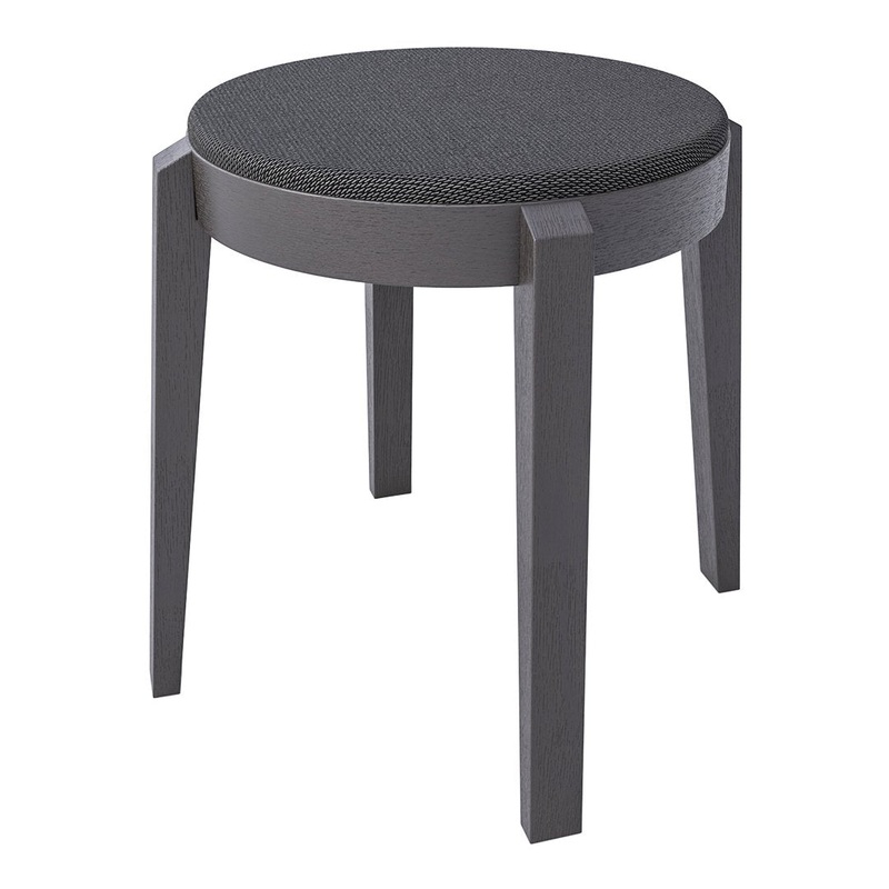 Punton Stool – Upholstered – Beech Frame