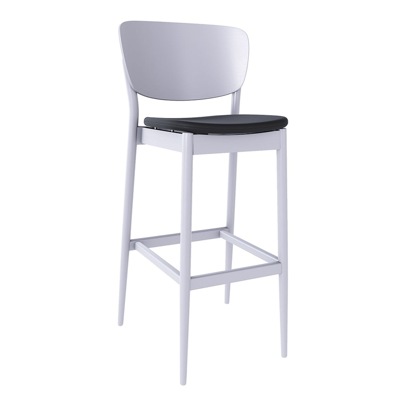 Valencia Bar/Counter Stool – Seat Upholstered – Beech Pigment Frame