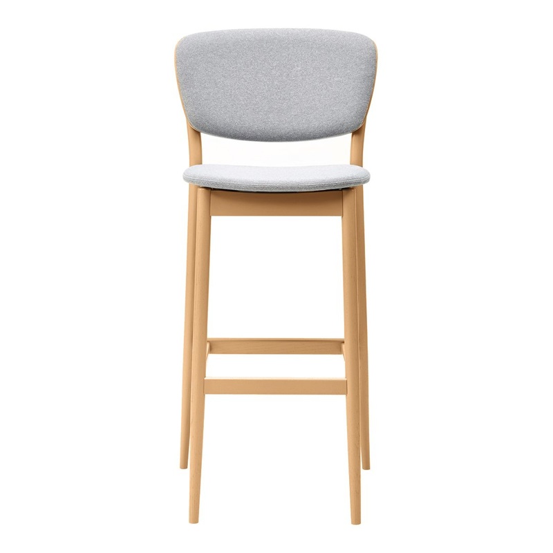 Valencia Barstool – Upholstered – Oak Frame