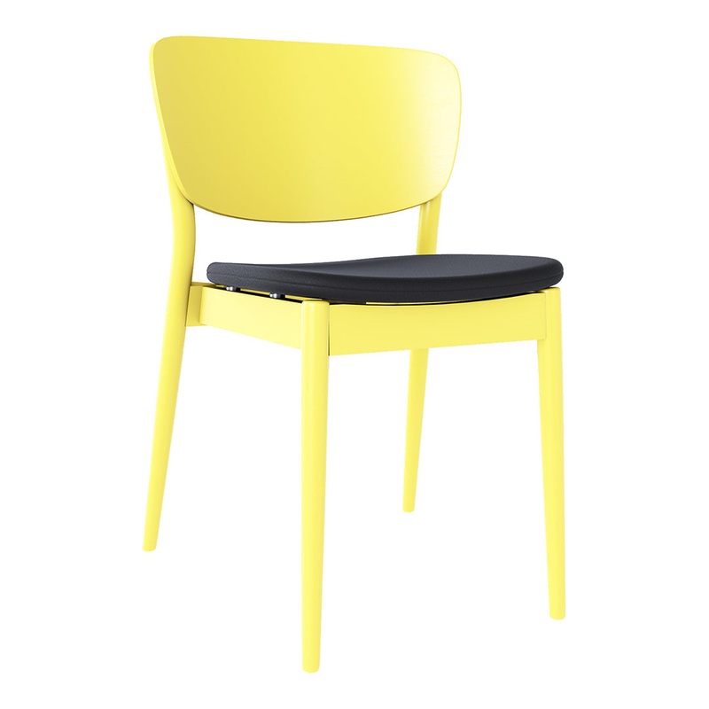 Valencia Dining Chair – Seat Upholstered – Beech Pigment Frame