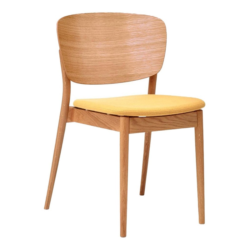 Valencia Dining Chair – Seat Upholstered – Oak Frame