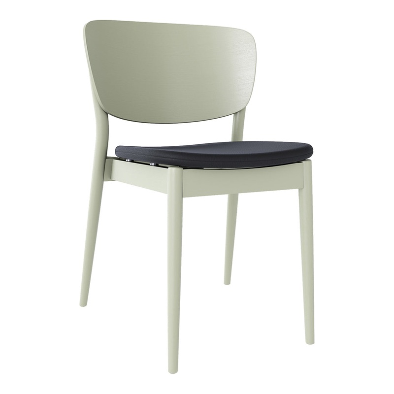 Valencia Dining Chair – Seat Upholstered – Oak Pigment Frame