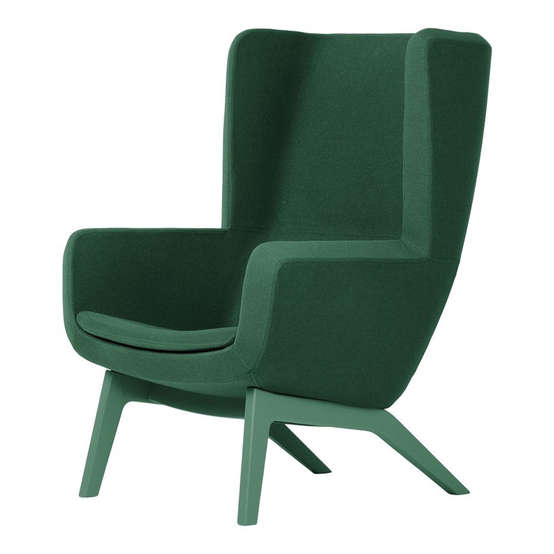 Arca 909S Lounge Armchair – Wooden Sled Base