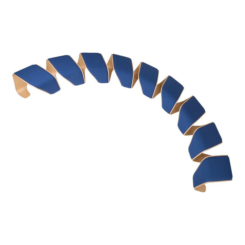 DNA Curved Bench – Upholstered