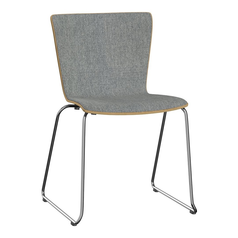 Vico Duo Side Chair – Sled Base – Front Upholstered