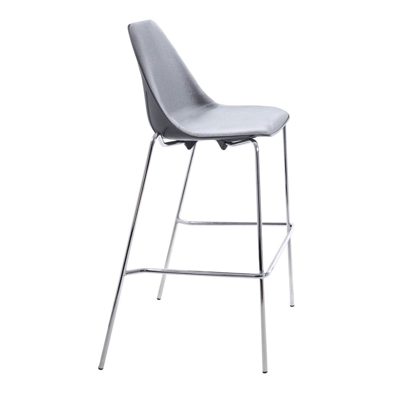 X Bar Stool – Front Upholstered – Stackable