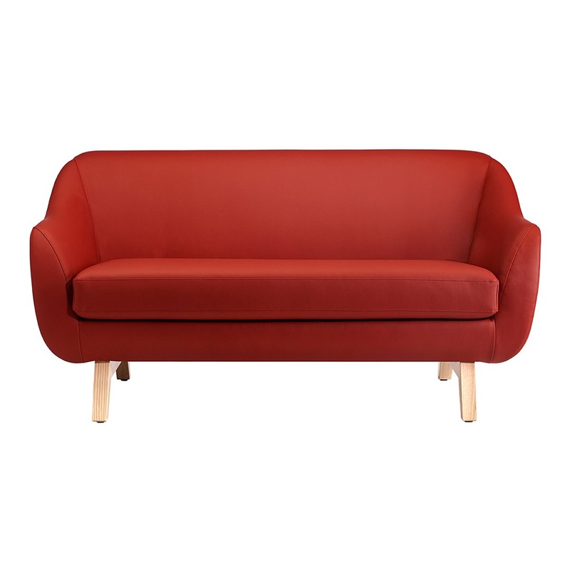X Big Too 2-Seater Sofa – Wood Base