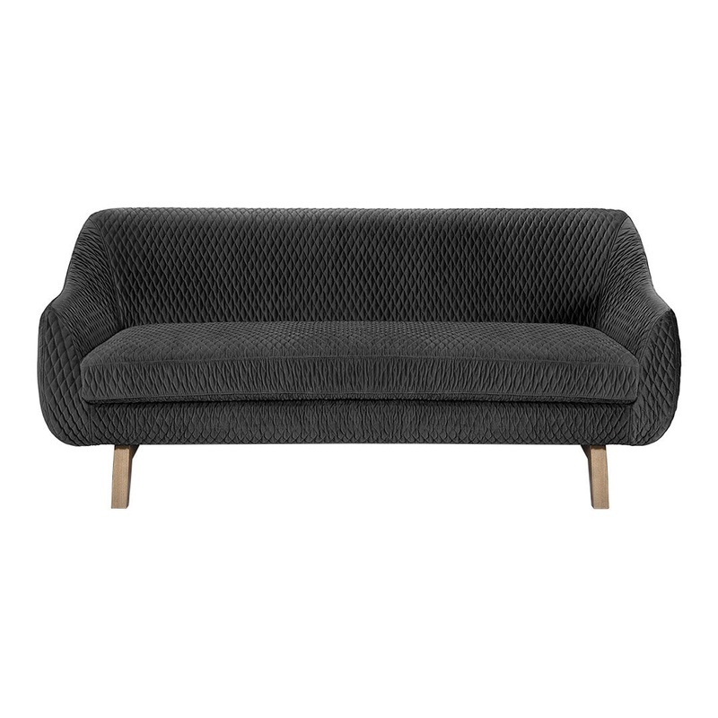 X Big Too 3-Seater Sofa – Wood Base