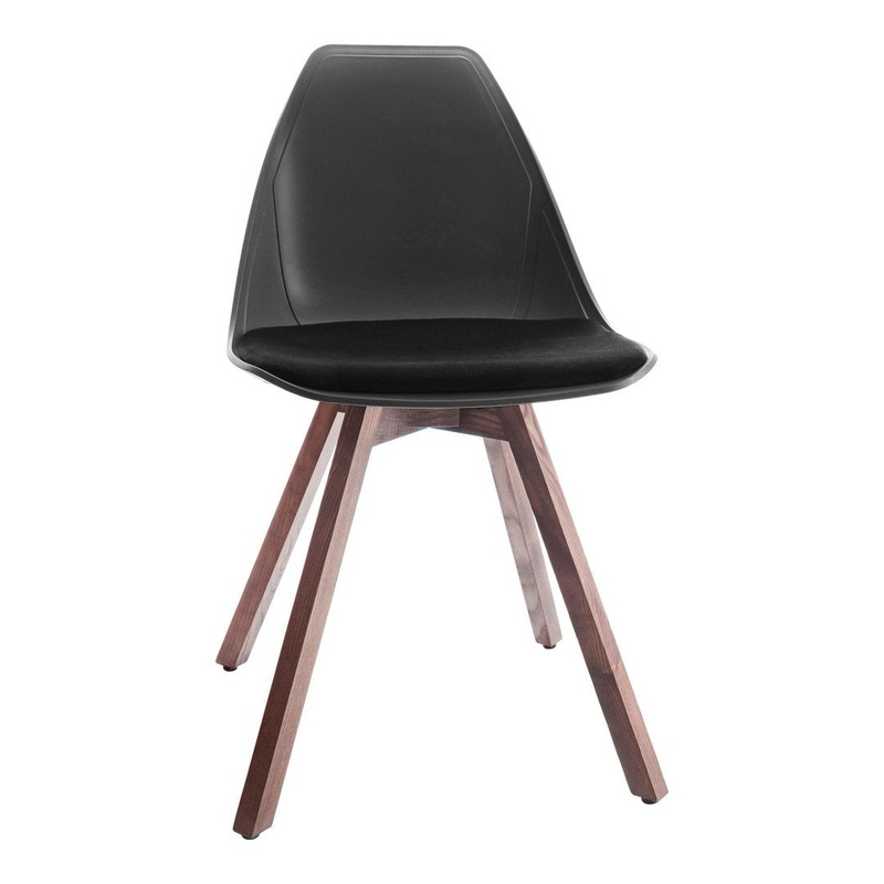 X Side Chair – Ash Wood Base – Seat Upholstered