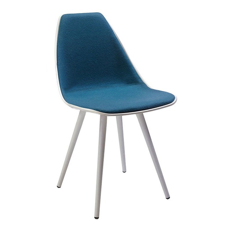 X Side Chair – Tube Steel Base – Front Upholstered