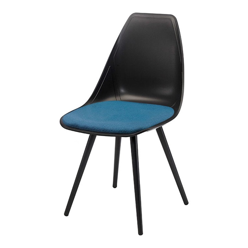 X Side Chair – Tube Steel Base – Seat Upholstered