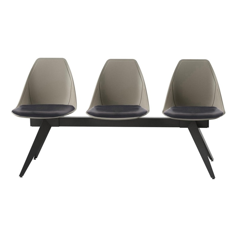 X Beam 3-Seater Bench – Seat Upholstered