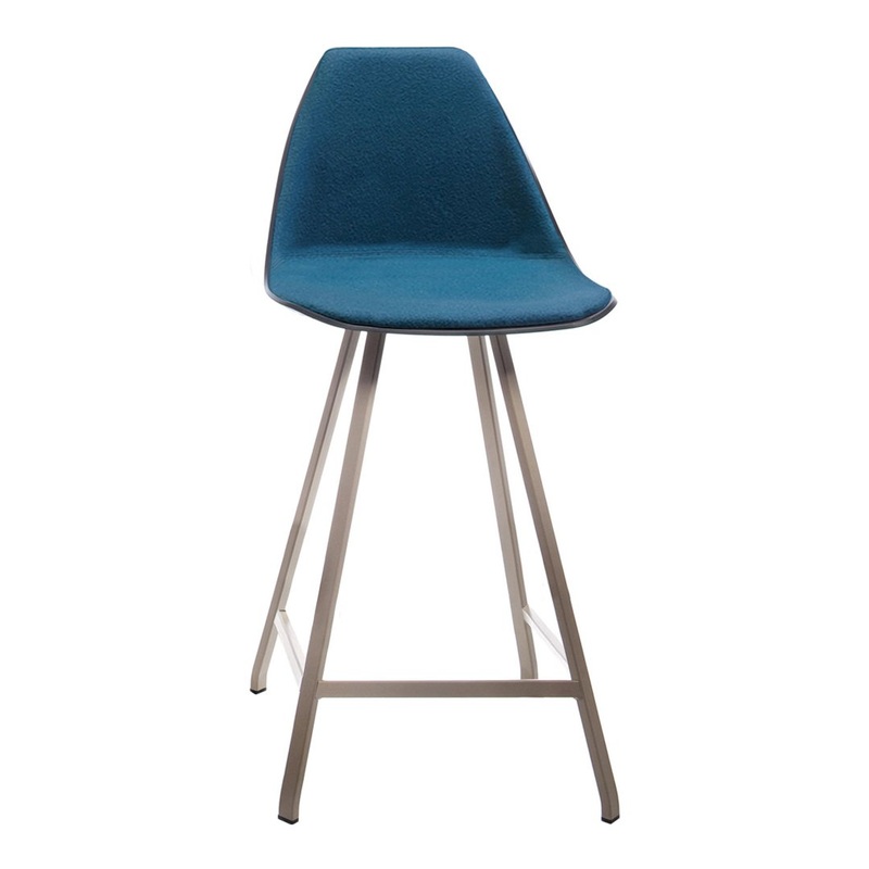 X Counter Stool – Front Upholstered